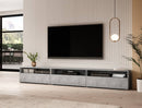 Baros 40 TV Cabinet 270cm in Concrete Grey