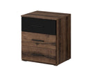 Beta Bedside Cabinet in Oak Monastery