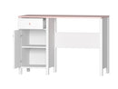 Luna LN-03 Computer Desk in White Matt