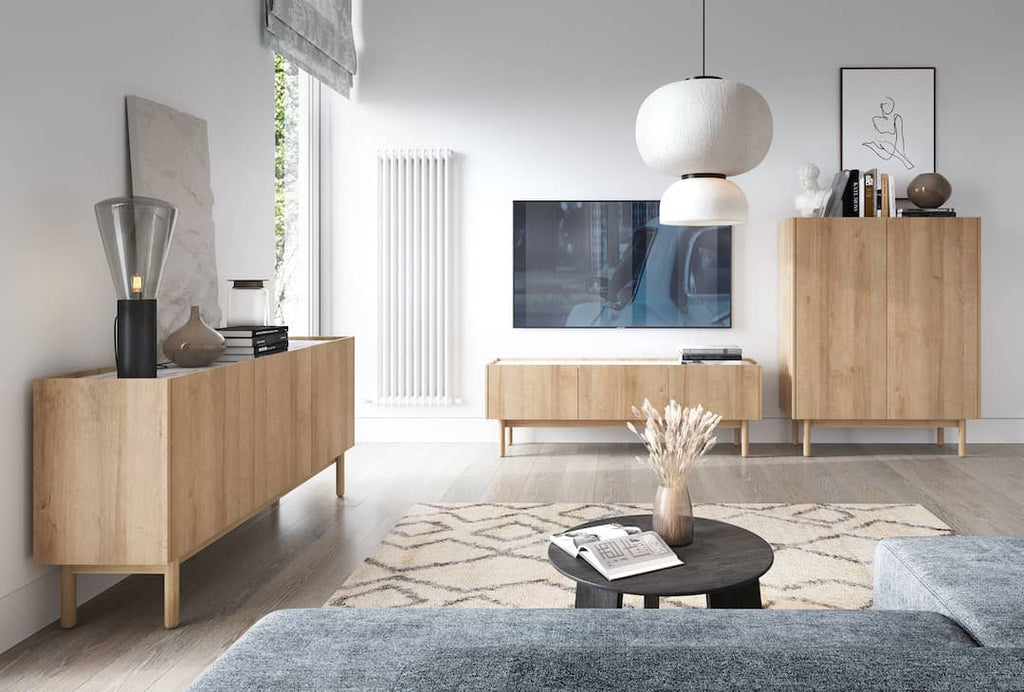 Boho Sideboard Cabinet 144cm in Oak Riviera