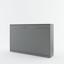 CP-05 Horizontal Wall Bed Concept in Grey Matt [EU Large Single]