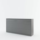 CP-06 Horizontal Wall Bed Concept in Grey Matt [EU Single]