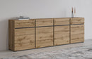 Kross 25 Sideboard Cabinet 225cm in Oak Wotan