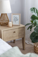 Cozy Bedside Table in Oiled Oak