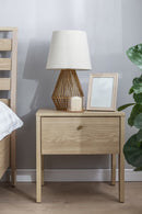 Cozy Bedside Table in Oiled Oak