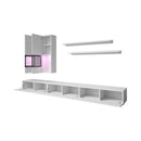 Baros 10 Entertainment Unit in White Gloss