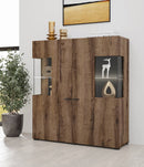 Coby 46 Display Cabinet 110cm in Oak Monastery