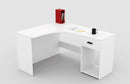 Corner Desk 155cm in White