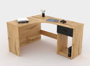 Corner Desk 155cm in Oak Wotan