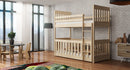 Wooden Bunk Bed Cris with Cot Bed in Pine with No Mattress