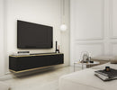 Moro Floating TV Cabinet 135cm in Black