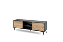 Diamond TV Cabinet 154cm in Oak Evoke