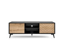 Diamond TV Cabinet 154cm in Oak Evoke