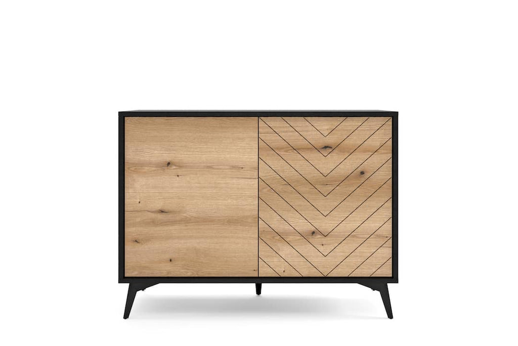 Diamond Sideboard Cabinet 104cm in Oak Evoke