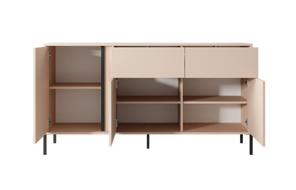 Dast Sideboard Cabinet 154cm [Drawers] in Beige
