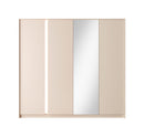 Dast Hinged Door Wardrobe 223cm in Beige