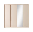 Dast Hinged Door Wardrobe 223cm in Beige