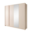 Dast Hinged Door Wardrobe 223cm in Beige