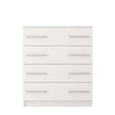 Omega OM-02 Chest of Drawers 80cm in White Matt