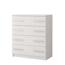 Omega OM-02 Chest of Drawers 80cm in White Matt