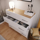 Dentro DT-04 Chest of Drawers in White Matt