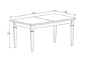 Evora 92 Extendable Table in Abisko Ash