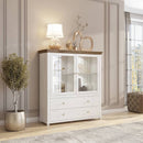 Evora 46 Display Cabinet in Abisko Ash