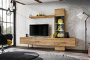 Rise TV Entertainment Unit in Oak Flagstaff