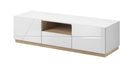 Futura FU-03 TV Cabinet in White Gloss