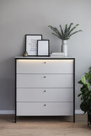 Gris Chest Of Drawers in Grey