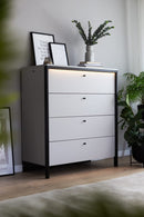 Gris Chest Of Drawers in Grey