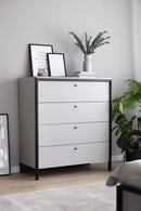 Gris Chest Of Drawers in Grey