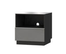 Helio 37 TV Cabinet 50cm in Grey Glass