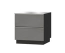 Helio 38 TV Cabinet 50cm in Grey Glass