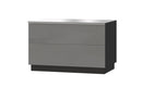 Helio 39 TV Cabinet 80cm in Grey Glass