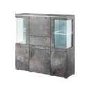 India 46 Display Sideboard Cabinet in Schiefer