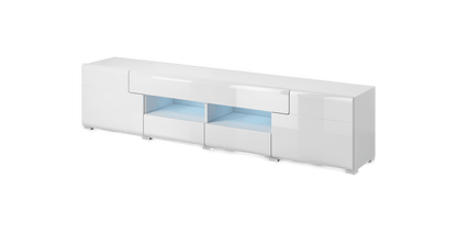 Toledo 40 TV Cabinet 208cm in White
