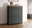 Evora 45 Chest of Drawers in Green