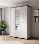 Evora 19 - 3 Door Wardrobe 154cm in Abisko Ash