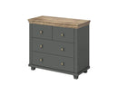 Evora 27 Chest of Drawers in Green