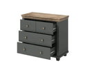 Evora 27 Chest of Drawers in Green