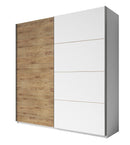 Galaxy Sliding Door Wardrobe in White Matt 200cm