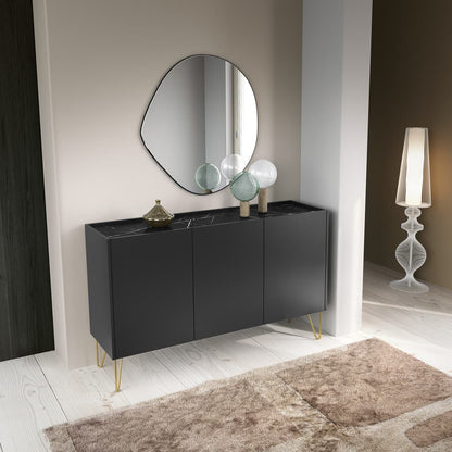Harmony Sideboard Cabinet 144cm in Black