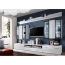 Iceland Gloss Entertainment Unit in White Gloss