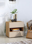 Impressio 23 Bedside Table in Oak Mauvella