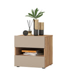 Impressio 23 Bedside Table in Oak Mauvella