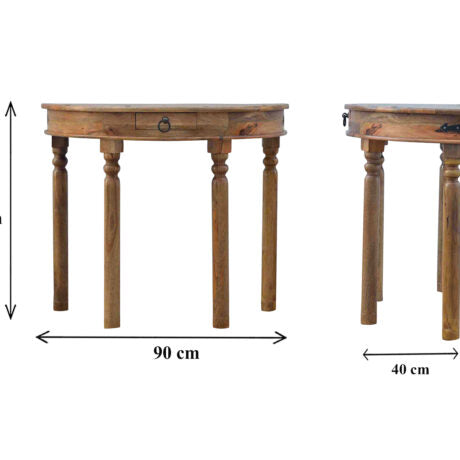 Serpentine Console Table