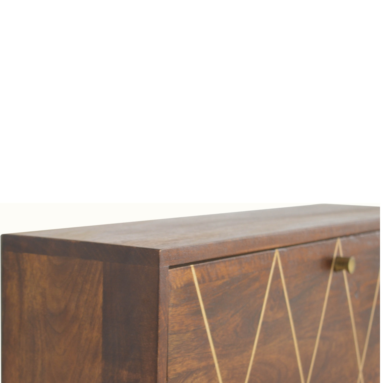 Geo Brass Flip Down Writing Desk