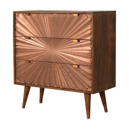 Manila Copper Chest of Drawers