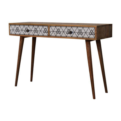 Triangular Long Console Table